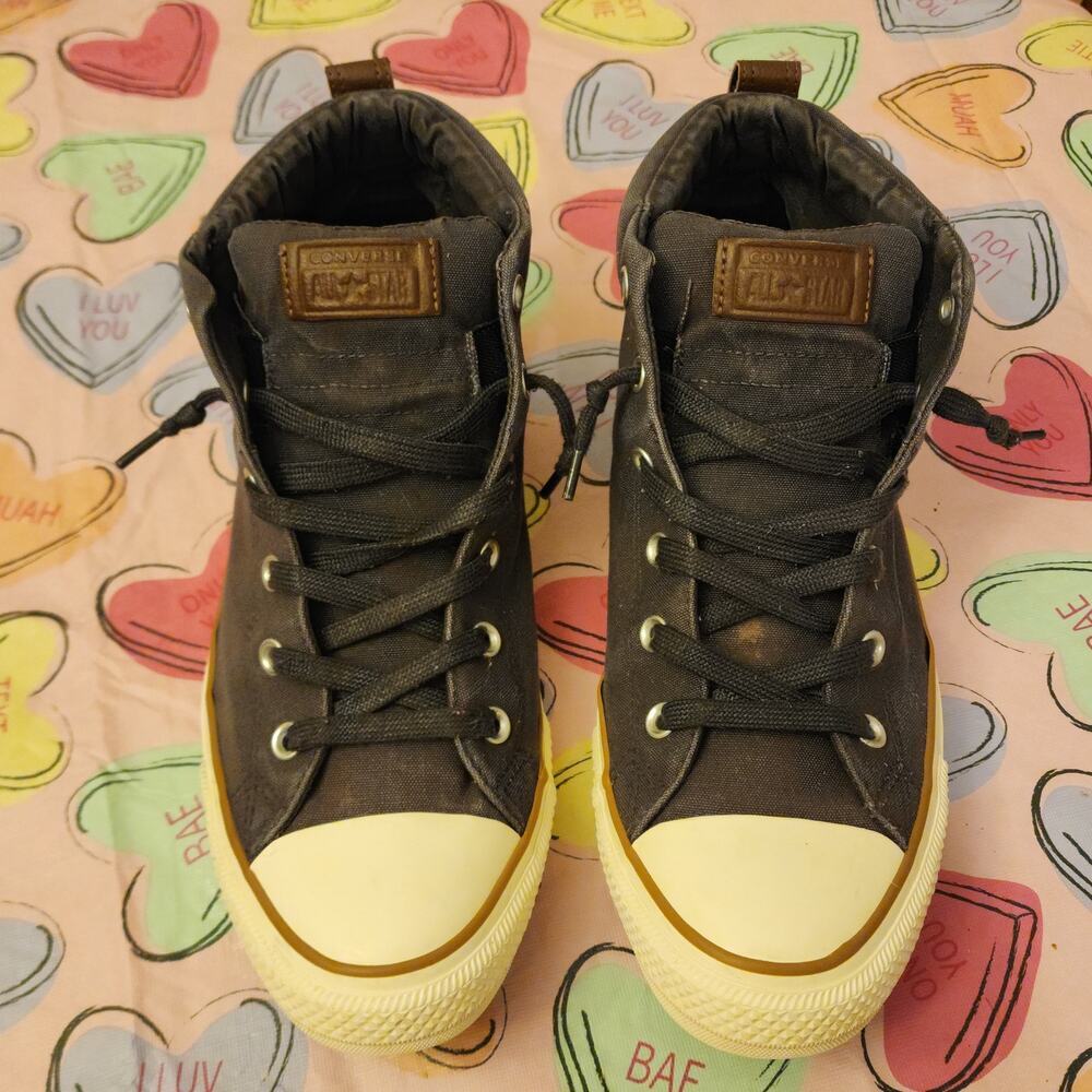 Converse Chuck Taylor All Star Street Mid Storm Wind Gray Men's 12